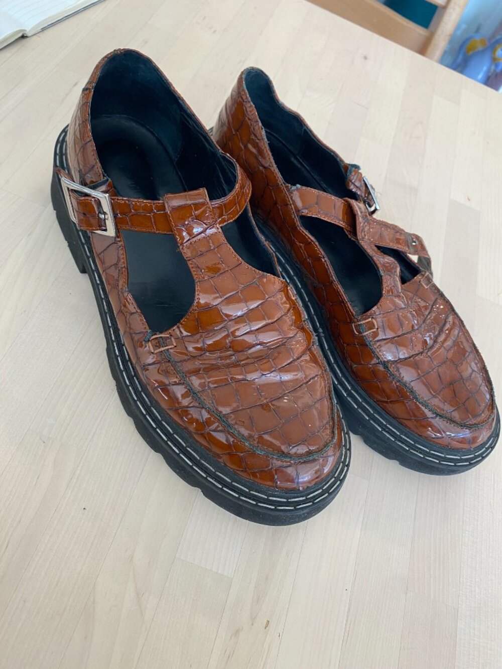 Maguire Shoes- Neiva Brown Mary Jane size 40 - Picture 8 of 11